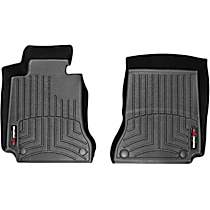 444701 Front Row FloorLiner Series Molded Floor Liner, Black Made of Rubberized Thermoplastic Polyolefins