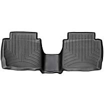Second Row Molded Floor Liner, Black, Made of Rubberized Thermoplastic Polyolefins, FloorLiner Series