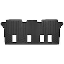 Third Row Molded Floor Liner, Black, Made of Rubberized Thermoplastic Polyolefins, FloorLiner Series