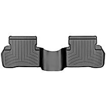 Second Row Molded Floor Liner, Black, Made of Rubberized Thermoplastic Polyolefins, FloorLiner Series