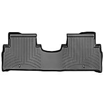 Second Row Molded Floor Liner, 2 Rows Of Seats, Black, Made of Rubberized Thermoplastic Polyolefins, FloorLiner Series
