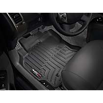 Front Row Molded Floor Liner, Black, Made of Rubberized Thermoplastic Polyolefins, FloorLiner Series