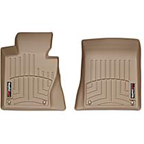 Front Row Molded Floor Liner, Tan, Made of Rubberized Thermoplastic Polyolefins, FloorLiner Series