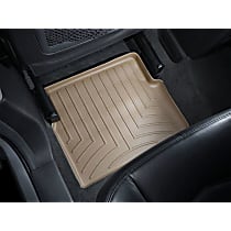 Second Row Molded Floor Liner, Tan, Made of Rubberized Thermoplastic Polyolefins, FloorLiner Series