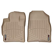 Front Row FloorLiner Series Molded Floor Liner, Tan Made of Rubberized Thermoplastic Polyolefins