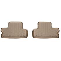 Second Row Molded Floor Liner, Hatchback, Tan, Made of Rubberized Thermoplastic Polyolefins, FloorLiner Series