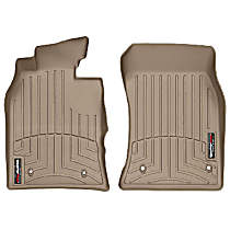 Front Row Molded Floor Liner, Tan, Made of Rubberized Thermoplastic Polyolefins, FloorLiner Series