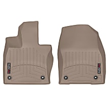 Front Row Molded Floor Liner, Tan, Made of Rubberized Thermoplastic Polyolefins, FloorLiner Series
