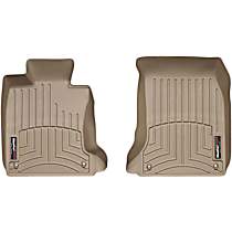 451641 Front Row FloorLiner Series Molded Floor Liner, Tan Made of Rubberized Thermoplastic Polyolefins