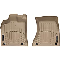 452301 Front Row FloorLiner Series Molded Floor Liner, Tan Made of Rubberized Thermoplastic Polyolefins