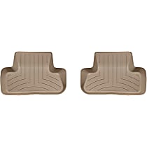 Second Row FloorLiner Series Molded Floor Liner, Tan Made of Rubberized Thermoplastic Polyolefins