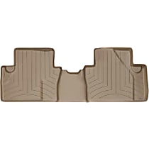 Second Row Molded Floor Liner, Tan, Made of Rubberized Thermoplastic Polyolefins, FloorLiner Series