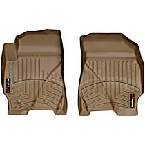 453541 Front FloorLiner Series Molded Floor Liner, Tan Made of Rubberized Thermoplastic Polyolefins