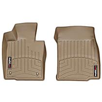 453551 Front Row FloorLiner Series Molded Floor Liner, Tan Made of Rubberized Thermoplastic Polyolefins