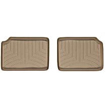 453552 Second Row FloorLiner Series Molded Floor Liner, Tan Made of Rubberized Thermoplastic Polyolefins