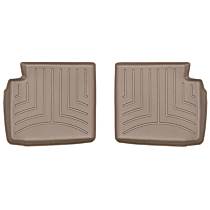Second Row Molded Floor Liner, Tan, Made of Rubberized Thermoplastic Polyolefins, FloorLiner Series