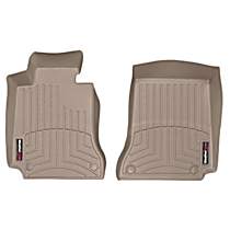 454701 Front Row FloorLiner Series Molded Floor Liner, Tan Made of Rubberized Thermoplastic Polyolefins