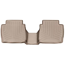 Second Row Molded Floor Liner, Tan, Made of Rubberized Thermoplastic Polyolefins, FloorLiner Series