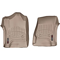 Front Molded Floor Liner, Sport Utility, Tan, Made of Rubberized Thermoplastic Polyolefins, FloorLiner Series
