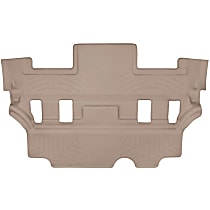Third Row Molded Floor Liner, Sport Utility, Second Row Bucket Seating, Tan, Made of Rubberized Thermoplastic Polyolefins, FloorLiner Series