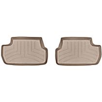 Second Row Molded Floor Liner, Hatchback, Tan, Made of Rubberized Thermoplastic Polyolefins, FloorLiner Series