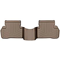 Second Row Molded Floor Liner, Tan, Made of Rubberized Thermoplastic Polyolefins, FloorLiner Series