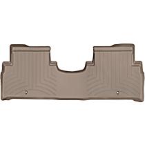 Second Row Molded Floor Liner, 2 Rows Of Seats, Tan, Made of Rubberized Thermoplastic Polyolefins, FloorLiner Series