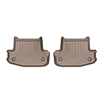 459372 Second Row FloorLiner Series Molded Floor Liner, Tan Made of Rubberized Thermoplastic Polyolefins