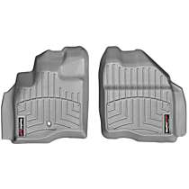 460311 Front Row FloorLiner Series Molded Floor Liner, Gray Made of Rubberized Thermoplastic Polyolefins