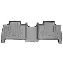 460342 Second Row FloorLiner Series Molded Floor Liner, Gray Made of Rubberized Thermoplastic Polyolefins