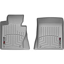 Front Row Molded Floor Liner, Gray, Made of Rubberized Thermoplastic Polyolefins, FloorLiner Series