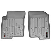 Front Row Molded Floor Liner, Driver Side Floor Posts, Gray, Made of Rubberized Thermoplastic Polyolefins, FloorLiner Series