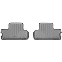 Second Row Molded Floor Liner, Hatchback, Gray, Made of Rubberized Thermoplastic Polyolefins, FloorLiner Series