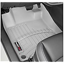 Front Row Molded Floor Liner, Gray, Made of Rubberized Thermoplastic Polyolefins, FloorLiner Series