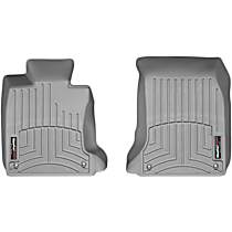 461641 Front Row FloorLiner Series Molded Floor Liner, Gray Made of Rubberized Thermoplastic Polyolefins