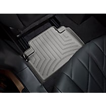 Second Row Molded Floor Liner, Gray, Made of Rubberized Thermoplastic Polyolefins, FloorLiner Series