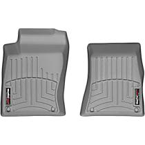 462201 Front Row FloorLiner Series Molded Floor Liner, Gray Made of Rubberized Thermoplastic Polyolefins