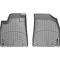 Front Row Molded Floor Liner, Gray, Made of Rubberized Thermoplastic Polyolefins, FloorLiner Series