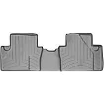Second Row Molded Floor Liner, Gray, Made of Rubberized Thermoplastic Polyolefins, FloorLiner Series