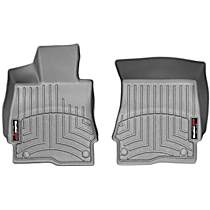 462521 Front Row FloorLiner Series Molded Floor Liner, Gray Made of Rubberized Thermoplastic Polyolefins