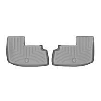 462524 Second Row FloorLiner Series Molded Floor Liner, Gray Made of Rubberized Thermoplastic Polyolefins