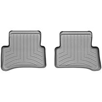 462582 Second Row FloorLiner Series Molded Floor Liner, Gray Made of Rubberized Thermoplastic Polyolefins