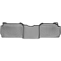 462652 Second Row FloorLiner Series Molded Floor Liner, Gray Made of Rubberized Thermoplastic Polyolefins