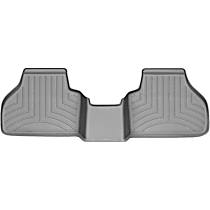 Second Row Molded Floor Liner, Gray, Made of Rubberized Thermoplastic Polyolefins, FloorLiner Series