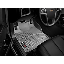 Front Molded Floor Liner, Sport Utility, Gray, Made of Rubberized Thermoplastic Polyolefins, FloorLiner Series