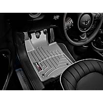 463551 Front Row FloorLiner Series Molded Floor Liner, Gray Made of Rubberized Thermoplastic Polyolefins
