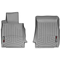 Front Row Molded Floor Liner, Gray, Made of Rubberized Thermoplastic Polyolefins, FloorLiner Series