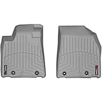 Front Row Molded Floor Liner, Gray, Made of Rubberized Thermoplastic Polyolefins, FloorLiner Series
