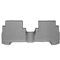 Second Row Molded Floor Liner, Gray, Made of Rubberized Thermoplastic Polyolefins, FloorLiner Series