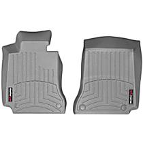 464701 Front Row FloorLiner Series Molded Floor Liner, Gray Made of Rubberized Thermoplastic Polyolefins